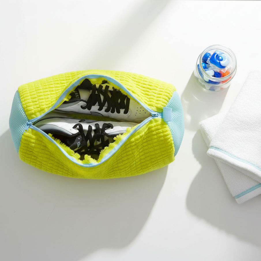 Bathroom Flatlay Scene
